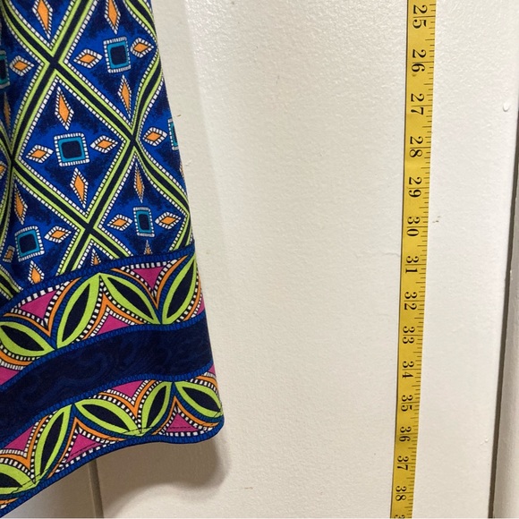 LAUNDRY By Shelli Segal Bohemian Mandala Geometric Dress Women XS - Picture 14 of 14